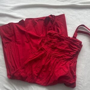 Abercrombie & Fitch Vibrant Red Dress